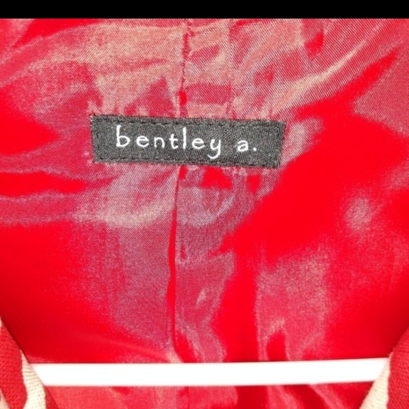 Bentley A. Red Zebra look Peacoat Jacket - Picture 7 of 7